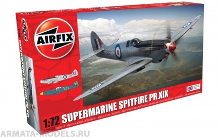 A02017A Самолет Supermarine Spitfire Pr.XIX Airfix A02017A Самолет Supermarine Spitfire Pr.XIX Airfix