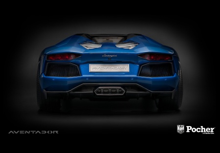 Lamborghini Aventador Roadster Blue (Синий металлик)