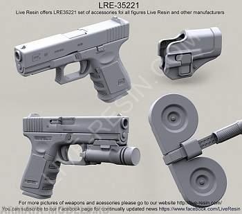 LRE35221 Пистолет Glock 19 различные варианты