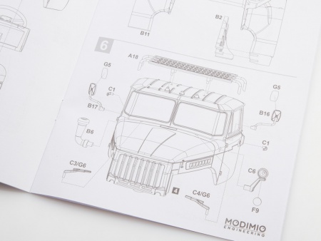 1395AVD Сборная модель УРАЛ-4320 кунг AVD Models