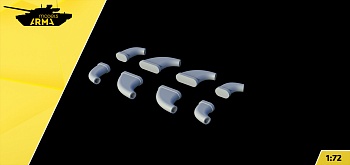 AM72432 Ультрадетализированные выхлопные патрубки Neo для Як-1 AM72432 Ультрадетализированные выхлопные патрубки Neo для Як-1