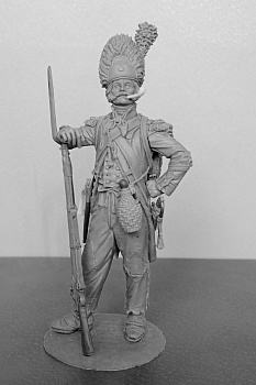 CHM-54346. Гренадер линейных пехотных полубригад (№2), Франция 1793-1803 гг. 54 мм. Материал - смола.