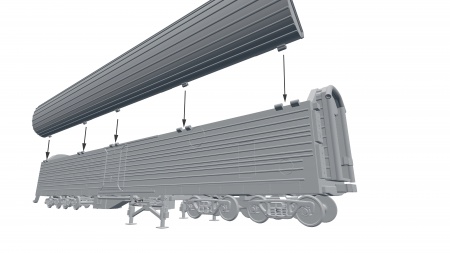 AM87001 Вагон БЖРК Молодец, 1/87 Arma Models