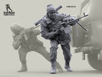 LRM35124 Военнослужащие ВВ отражают нападение - пулеметчик LRM35124 Военнослужащие ВВ отражают нападение - пулеметчик