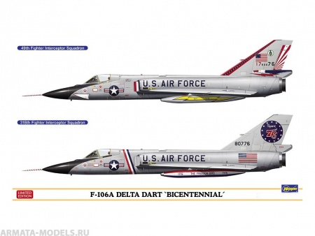 02402-Самолет F-106A BICENTENNIAL Hasegawa