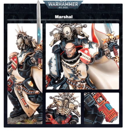 55-48GW Набор Черные Храмовники. Маршал (Black Templars Marshal) 55-48GW Набор Черные Храмовники. Маршал (Black Templars Marshal)