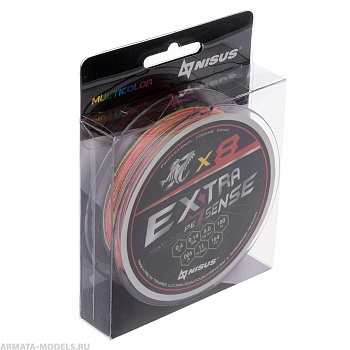 Шнур Extrasense X8 PE Multicolor 150m   0.6/11LB 0.14mm (N-ES-X8-0.6/11LB) NISUS Шнур Extrasense X8 PE Multicolor 150m   0.6/11LB 0.14mm (N-ES-X8-0.6/11LB) NISUS