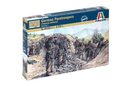 Набор фигурок 6134ИТ Солдаты German paratroopers - tropical uniform Italeri