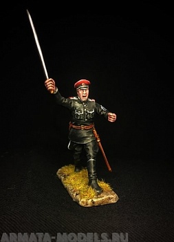 5106ТБ Офицер Корниловских ударных полков бегущий в атаку с шашкой