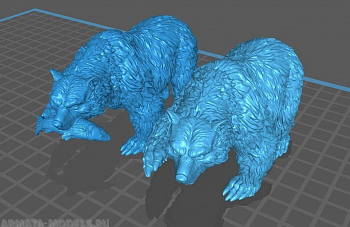 НЕ-35105 Миниатюра "Русские медведи"