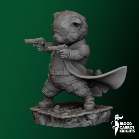 BCK-FC-009 Мео | Коллекционная миниатюра 70 мм Blood Carrot Knights