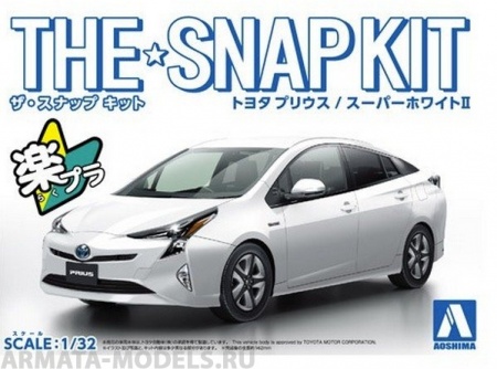 05416 Toyota Prius XW30 (Super white II) Aoshima