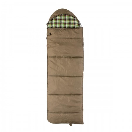 Спальный мешок Beluha 220Х70 (400 гр/м.кв) хаки (термофайбер/шерсть) (HS-BEL-400) Helios