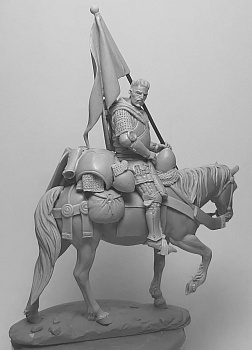 CHM-54351. Польский рыцарь, начало 15 века. 54 мм. Материал - смола.