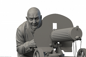 AM35132 Фигура Брат с пулеметом