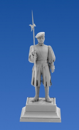 16002 Швейцарский гвардеец стражи Ватикана ICM