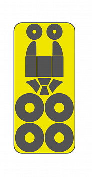 AM48106 Маска окрасочная для Ла 5 Звезда 1/48