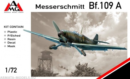 AMG72401 Самолет Messerschmitt Bf.109A-1 AMG models