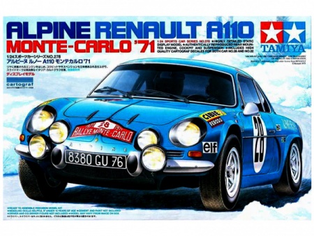24278 Alpine A110 Monte-Carlo 71 Tamiya