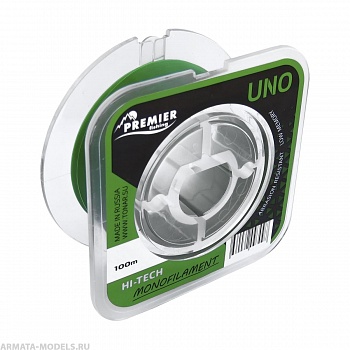 Леска UNO 0,50mm/100m Green Nylon (PR-U-G-050-100) Premier Fishing( цена указана за упаковку, в количестве 5шт.)
