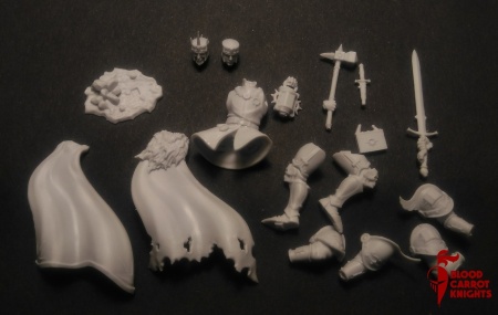 BCK-WG-024 Паладин | Игровая миниатюра 32 мм Blood Carrot Knights