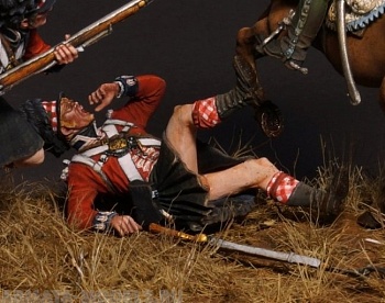 VD-54023(M). Рядовой (№4) 42-го (Королевских Шотландских горцев) пехотного полка quot;Черная Стражаquot;, 1815 г. Материал - белый металл.