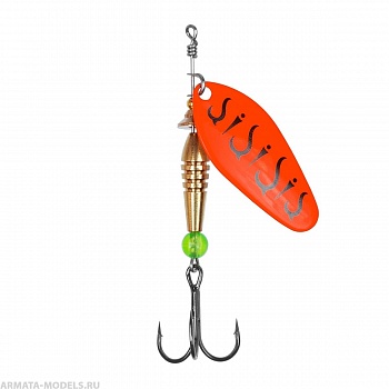 Блесна Вращ.премиум Мира 4 12гр цв. 214 оранжевый (PR-M4-214) Premier