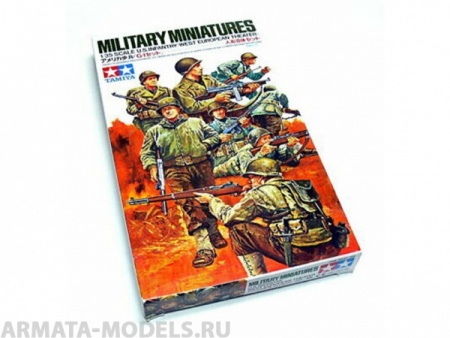 35048T Американские пехотинцы (Западно-европ.) 8 фигур Tamiya