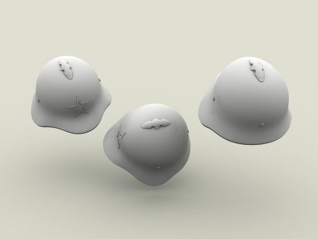 3112SOGA Набор советских касок СШ-36. SOGA Miniatures