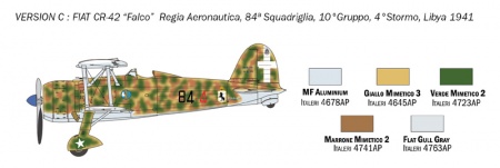 1437ИТ Fiat cr.42 Falco Italeri