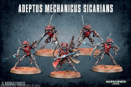 59-11GW Набор Адептус Механикус: Сикарийцы (Adeptus Mechanicus Sicarians) 59-11GW Набор Адептус Механикус: Сикарийцы (Adeptus Mechanicus Sicarians)