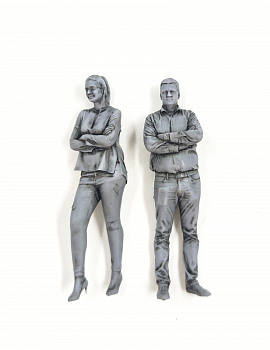 HE-35216 Миниатюра "гражданские осматривают"