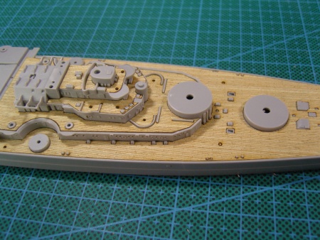 AW20008 Деревянная палуба для DKM Tirpitz 1944