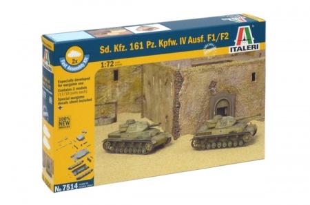 7514ИТ ТАНКИ Sd. Kfz.161 Pz. Kpfw. IV F1/F2 Italeri