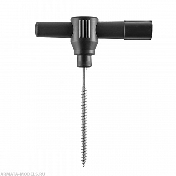 Бур-ввертыш крепежный для зимней палатки №2 (черный) (HS-ISA-B) Helios( цена указана за упаковку, в количестве 10шт.)
