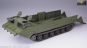MMF35013 ПТС-М Гусеничный плавающий транспортер, СССР-Россия. В набор включены металлические траки Friulmodel.