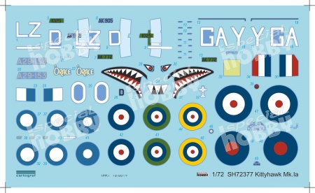 SH72377 Kittyhawk Mk.IA Special Hobby
