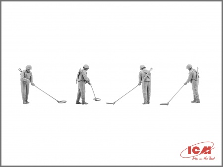 35031 Фигуры Советские саперы, советско-афганская война(1979-1988) ICM