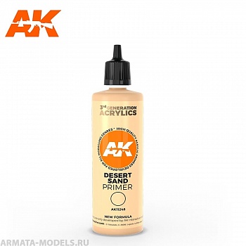 AK11248 Грунт акриловый DESERT SAND PRIMER 3G