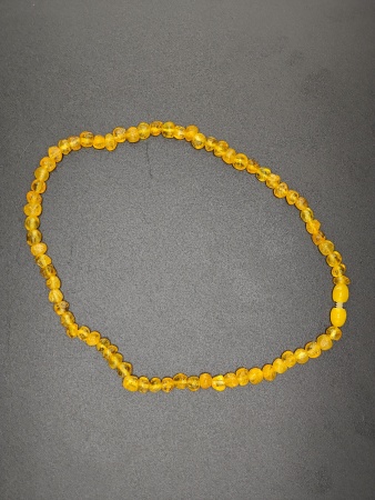 AAM0038 Бусы из натурального янтаря детские
