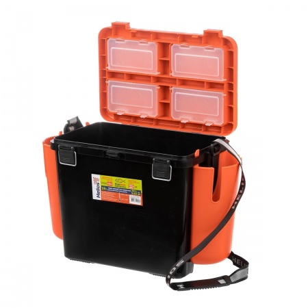 Ящик зимний FishBox односекционный (19л) оранжевый Helios