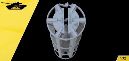 AM72491 Снаряд в деревянной опалубке Arma Models