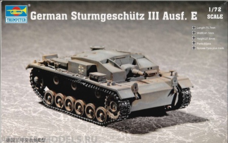 07258P Немецкая САУ Stug III Ausf.E Trumpeter