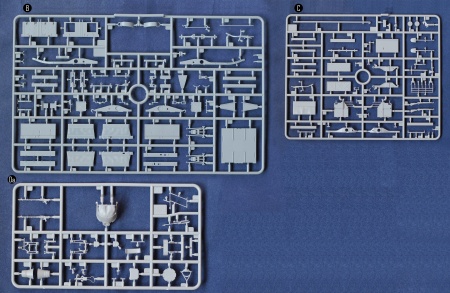 RV35012 Повозка со спаркой пулеметов и лошадьми Riich Models