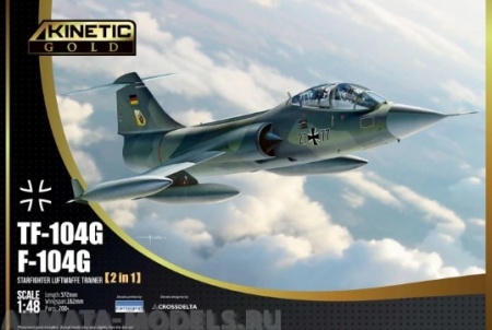 K48089 TF-104G / F-104G Luftwaffe Starfighter (2 in 1) Kinetic