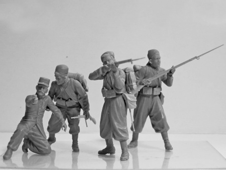 35709 Фигуры, Французские зуавы (1914 г.) ICM