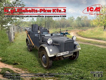 35583 le.gl.Einheitz-Pkw Kfz.2, Германский легкий автомобиль радиосвязи II МВ
