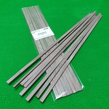 5378 рейки 3х6 мм - длина 300 мм - 8 шт - орех американский