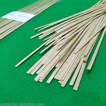 5360 рейки 0,6х3 - длина 300 мм - дуб - 50 шт
