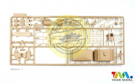 4644 Российский самоходный зенитный ракетно-пушечный комплекс «Панцирь-С1» (Russian Pantsir-s1/ SA-22 ) Tiger Model